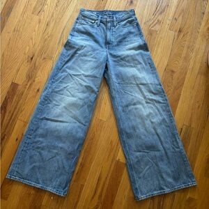 J. Crew High-Rise Superwide-Leg Jeans in Blue